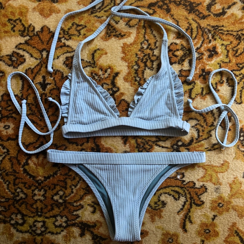 Made by dawn baby blue bikini